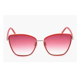 Furla 58mm Gradient Square Sunglasses Shiny Light Gold